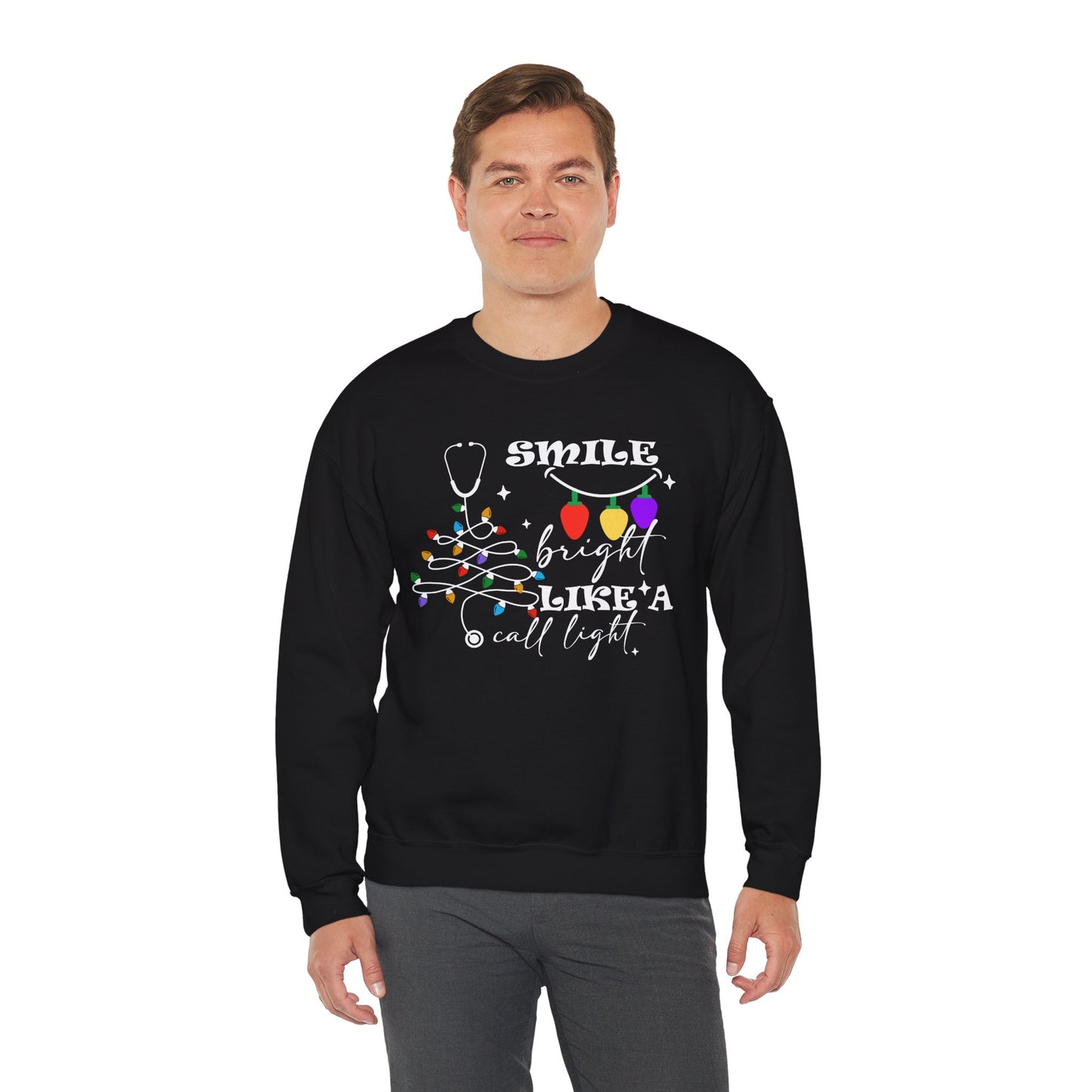 Smile Bright Heavy Blend™ Crewneck Sweatshirt