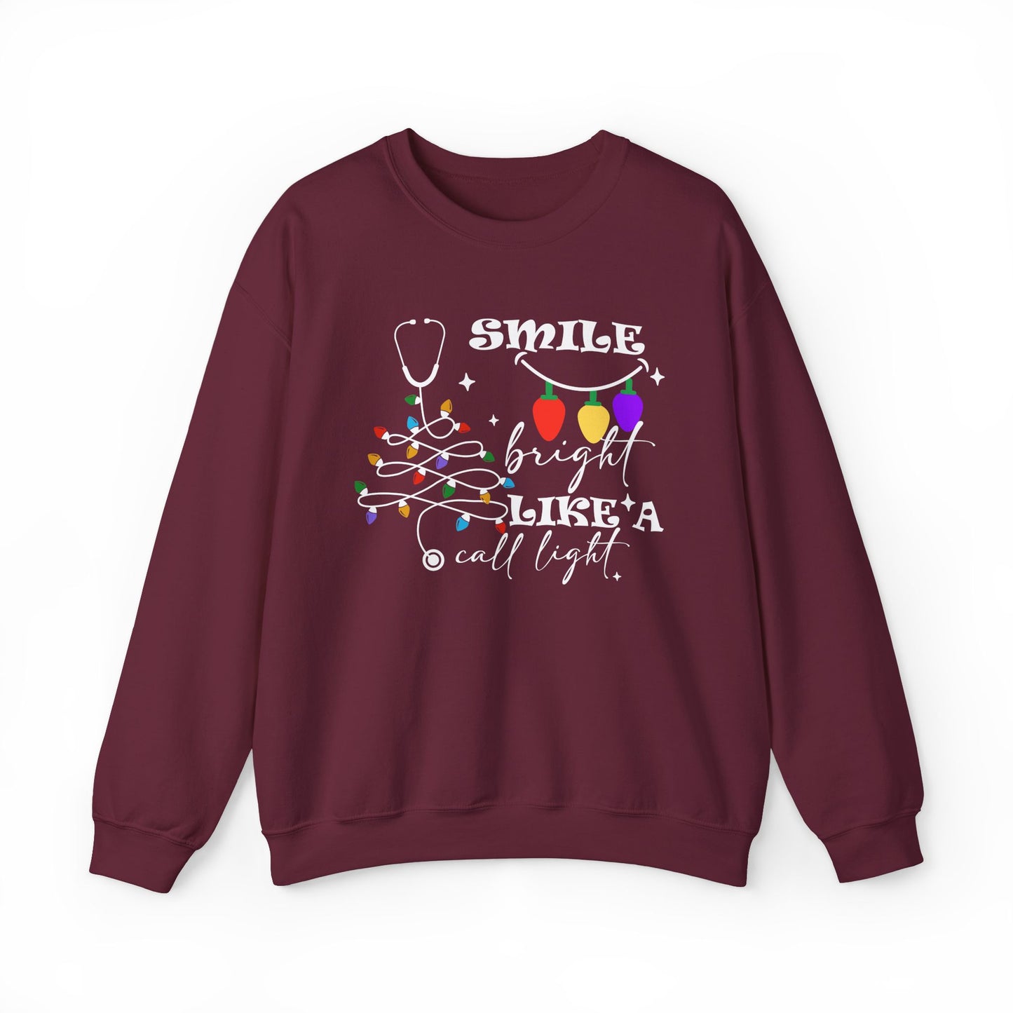 Smile Bright Heavy Blend™ Crewneck Sweatshirt